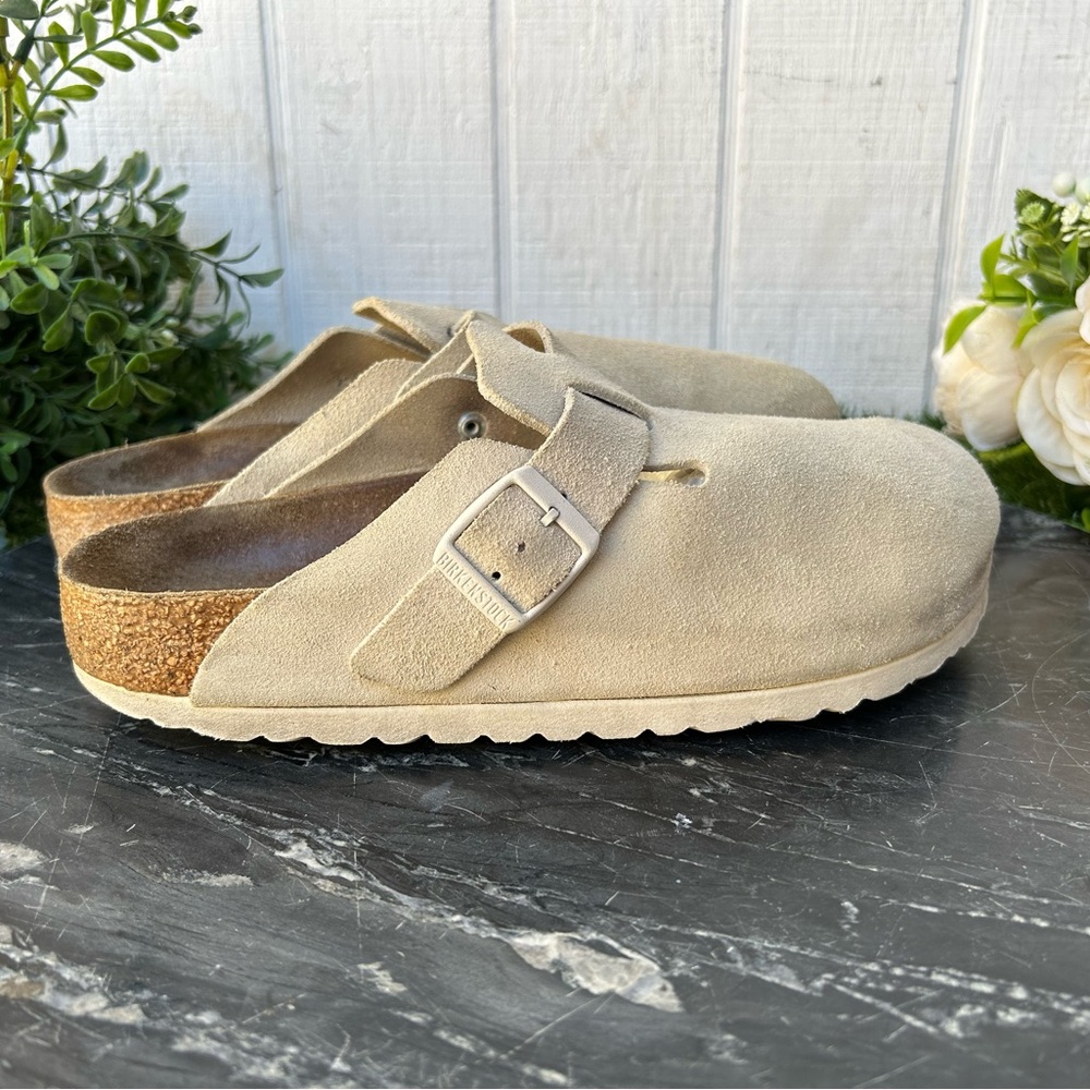 BIRKENSTOCK Boston Suede Leather 
Color: Oyster size UK 37 US 6-6.5 - Picture 9 of 16